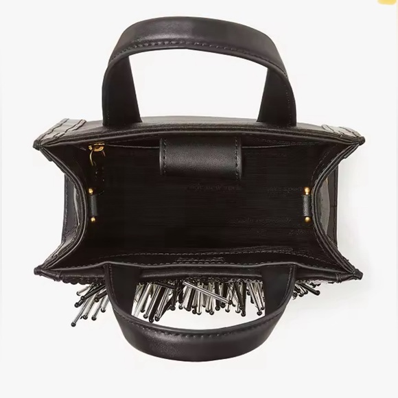 Kate Spade Manhattan Zebra Embellished Mini Tote or Crossbody - Picture 3 of 16